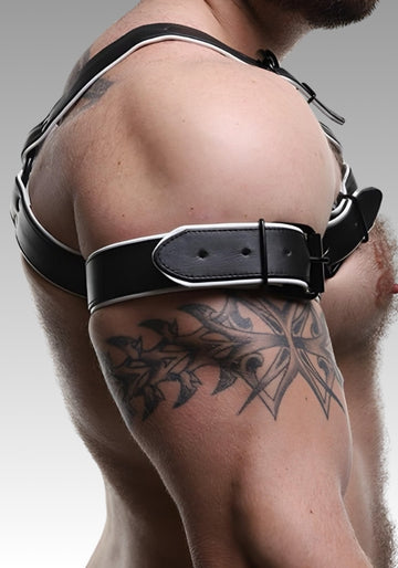 Leather Armband Trojan White for sale