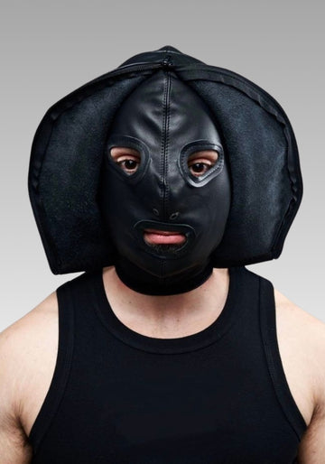 Leather Double Faced Hood for sale