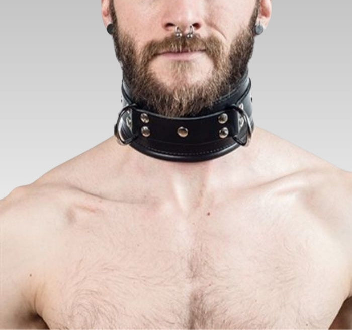 Slave Leather Collar Padding for sale