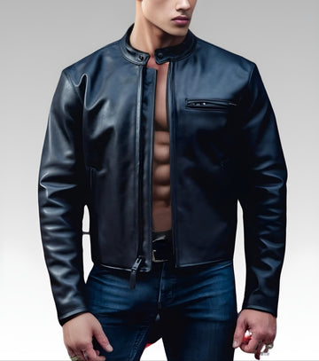 Men's Leather Motocross Jacket for sale