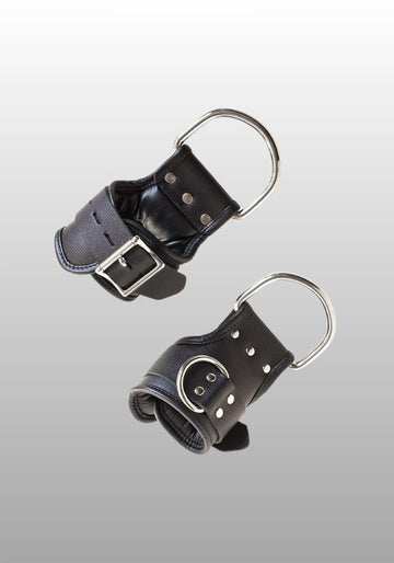 Padded Leather Suspension Cuffs for sale