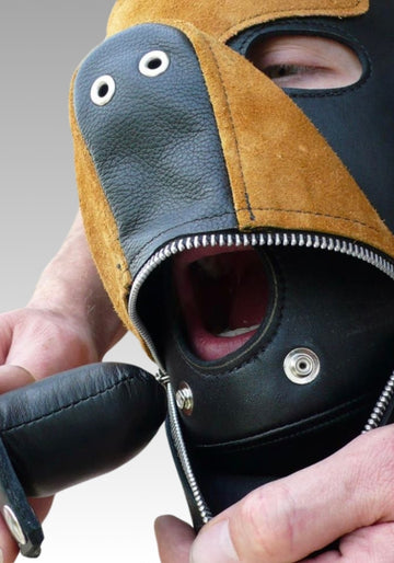 Two Toned Dog Hood for sale