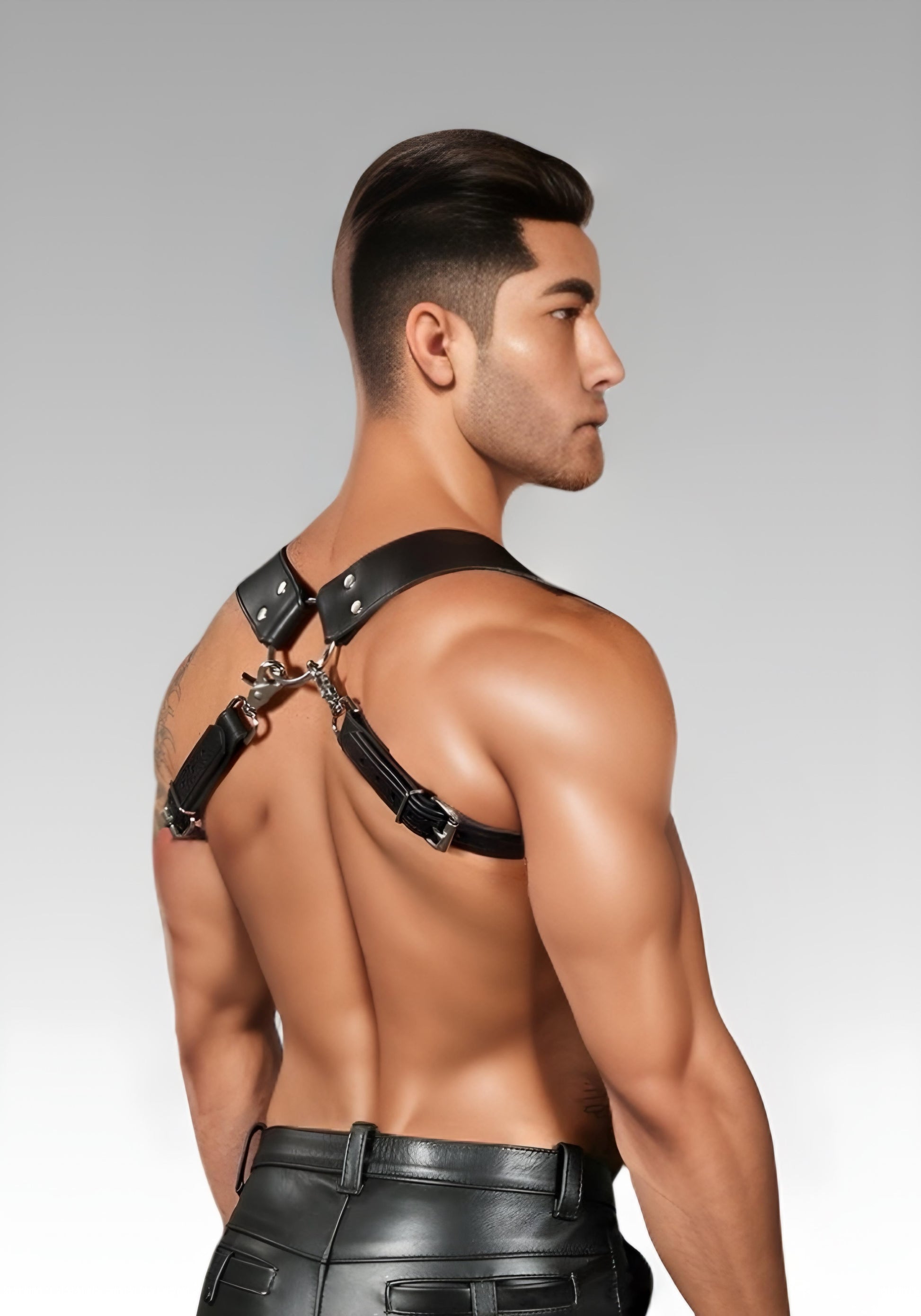 Leather Suspender Harness Combo for sale