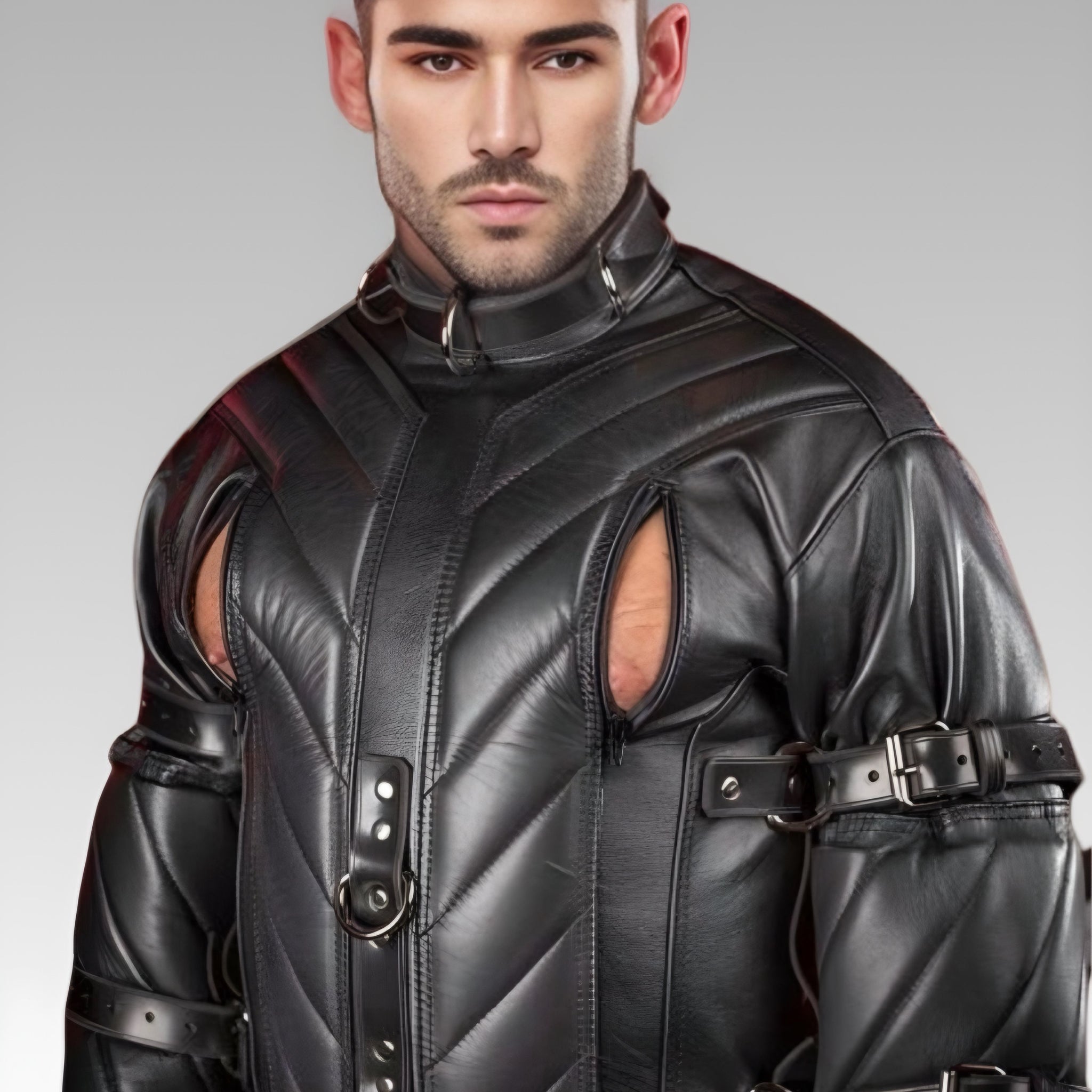 Ultra-Padded Leather Straitjacket for sale