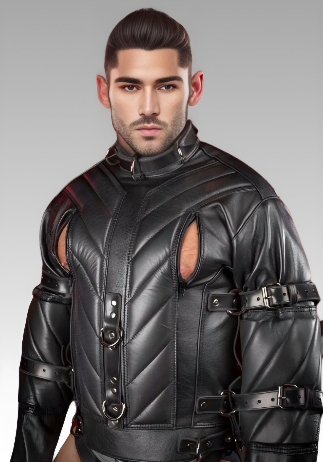 Ultra-Padded Leather Straitjacket for sale