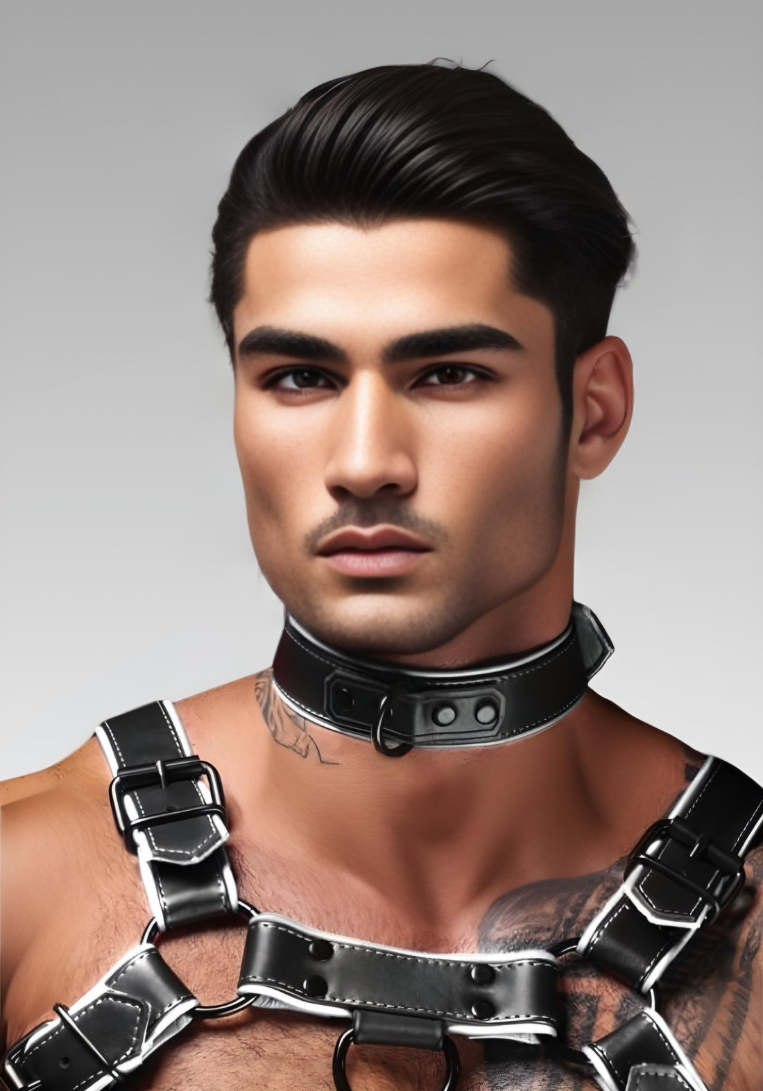 Leather Hardline Collar for sale