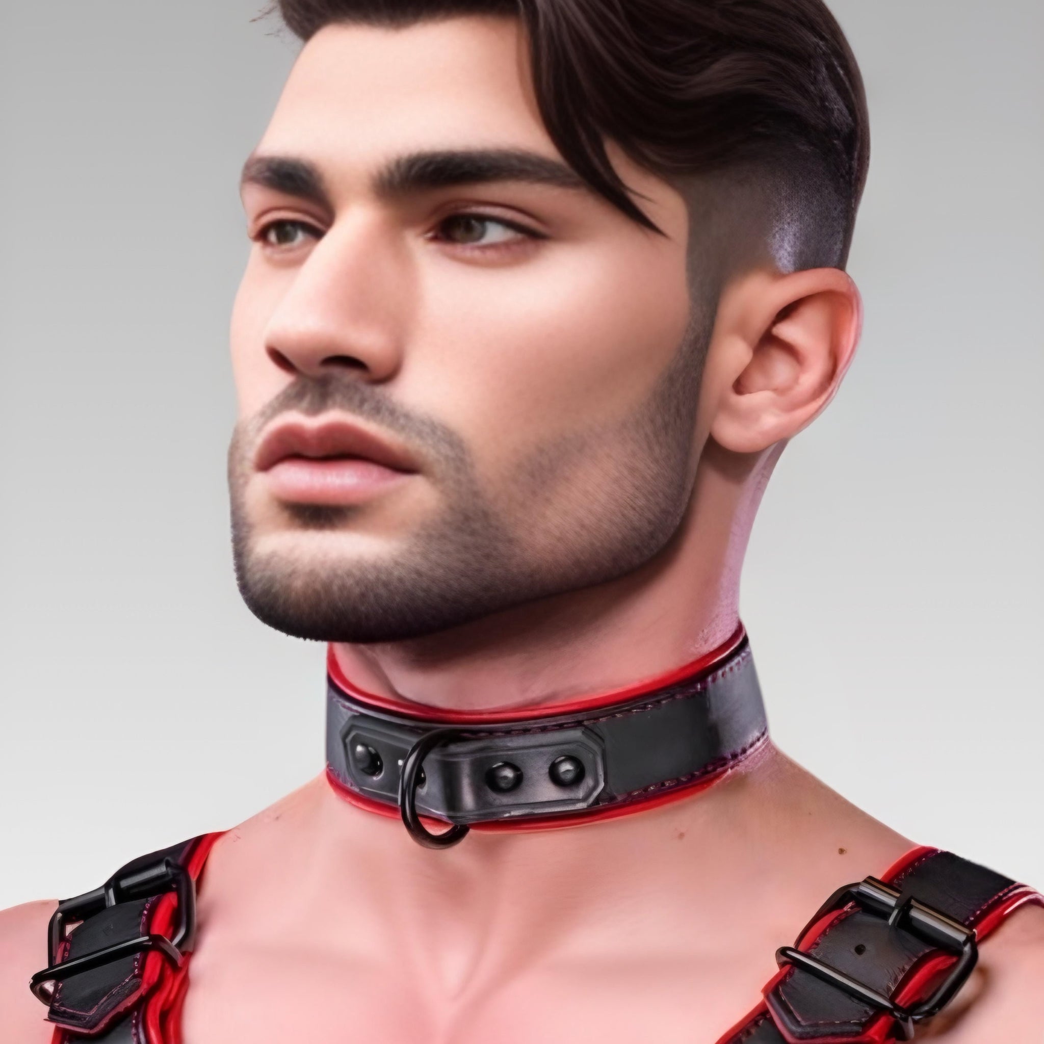 Leather Hardline Collar for sale