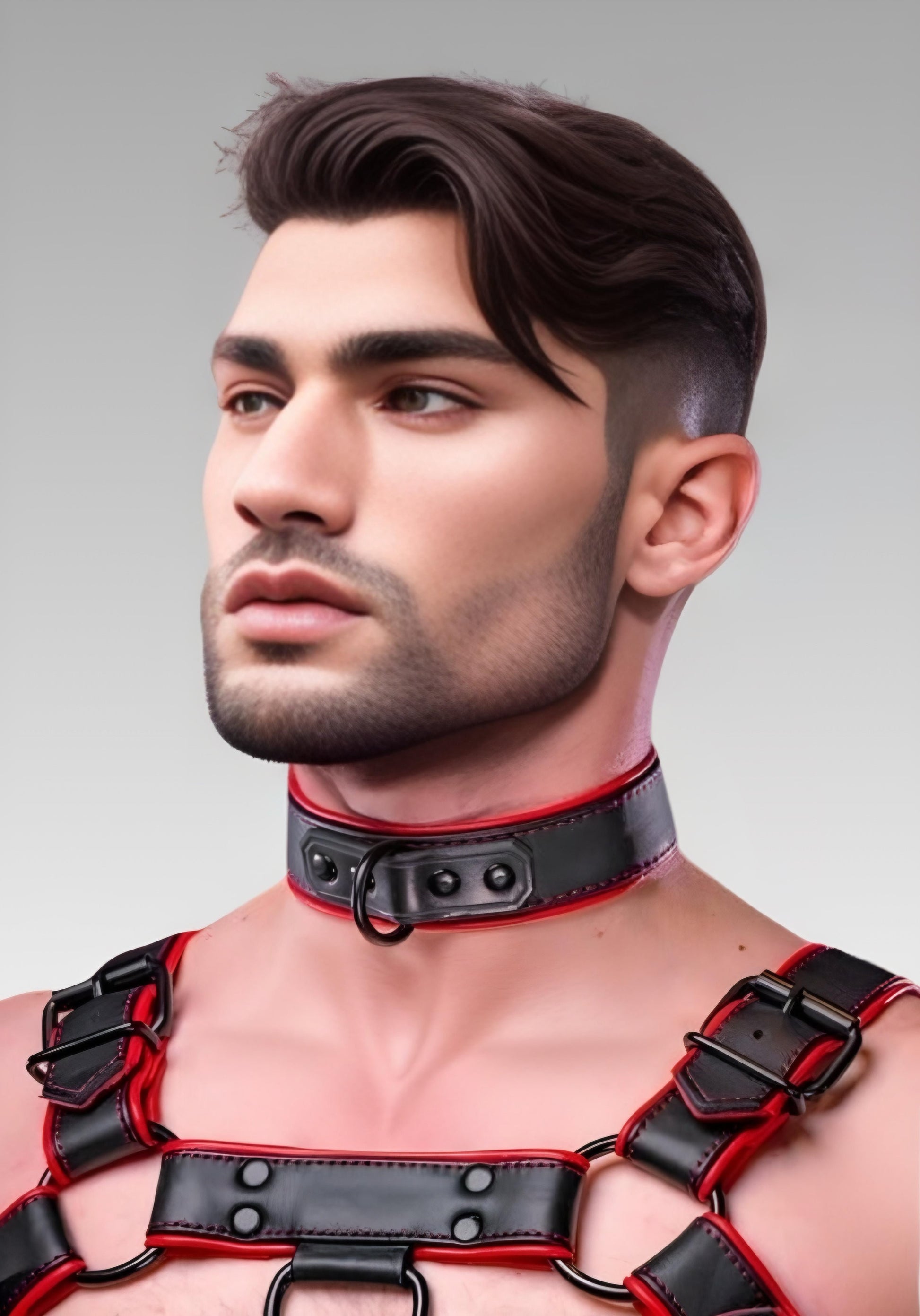 Leather Hardline Collar for sale