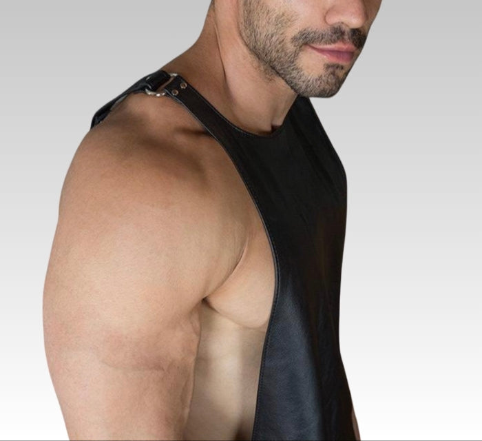 Leather Apron BDSM Harness, gay apron, Bar leather apron, leather apron club, mens leather apron, BDSM Harness for sale
