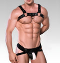 White strip leather jockstraps' for sale