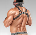 Cross Body Leather Bondage Harness for sale