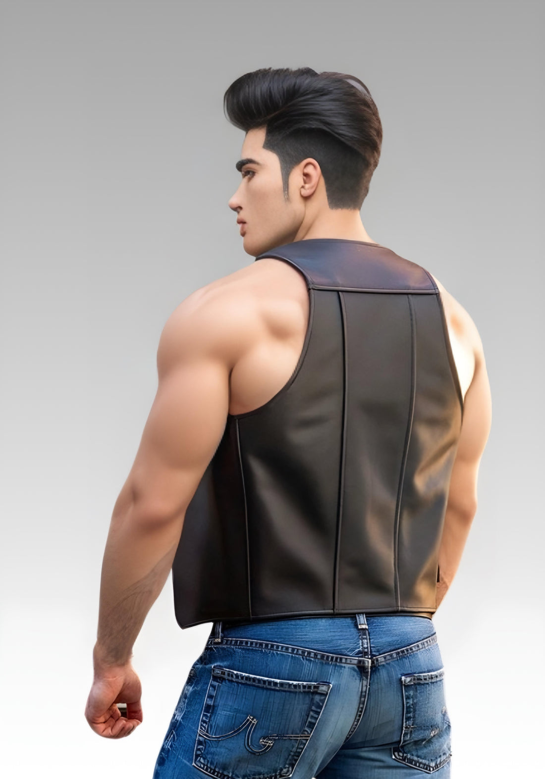 Erotic Berlin Bar Leather Vest for sale