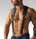 Club Harness Suspender, club harness, strap on suspenders, gay suspenders, leather suspender harness for sale