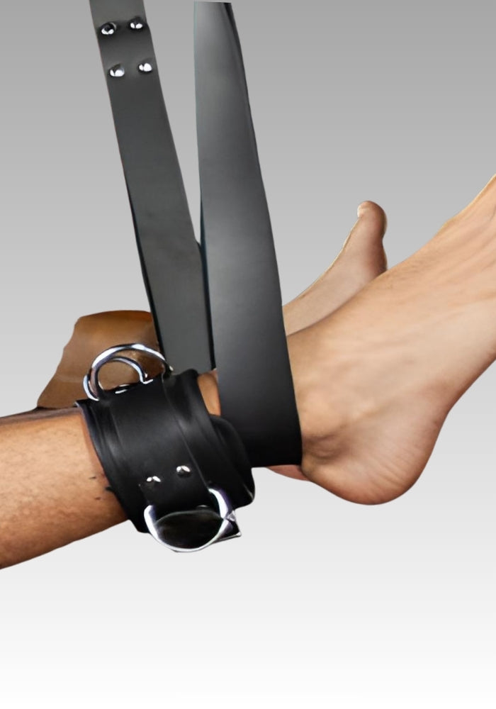 Deluxe Padded Leather Ankle Restraints for sale
