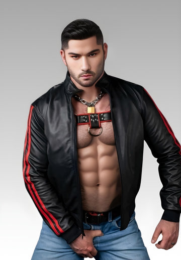 Men's Leather Sport Jacket