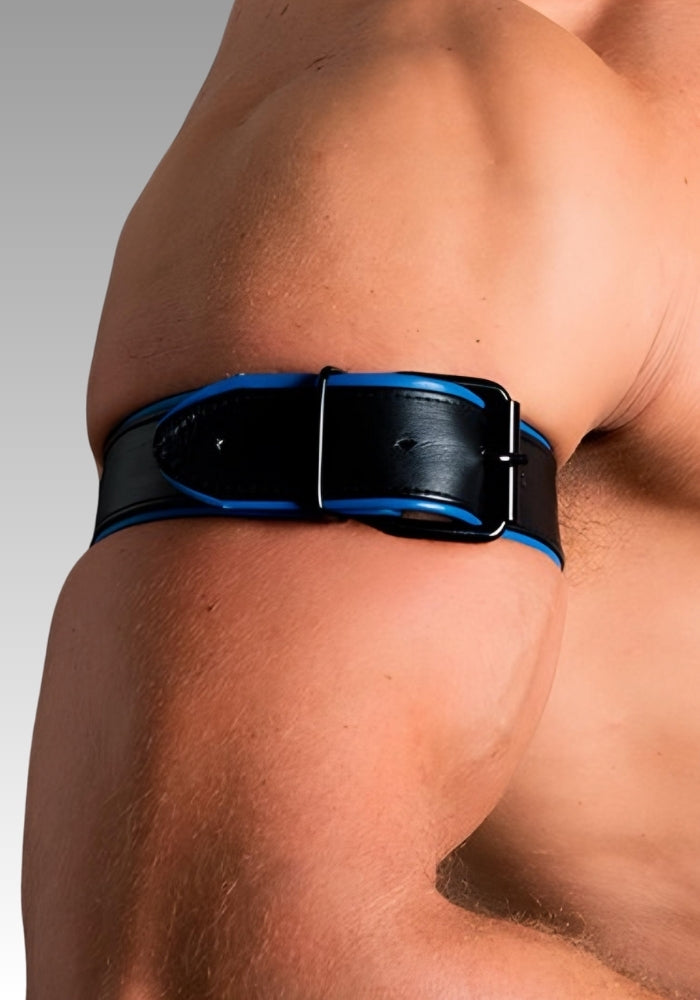 Leather Armband Trojan Blue for sale