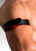 Leather Armband Trojan Red for sale
