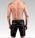 Leather Shorts Color Piping for sale