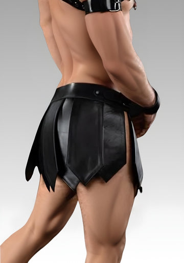 Leather Gladiator Kilt for sale