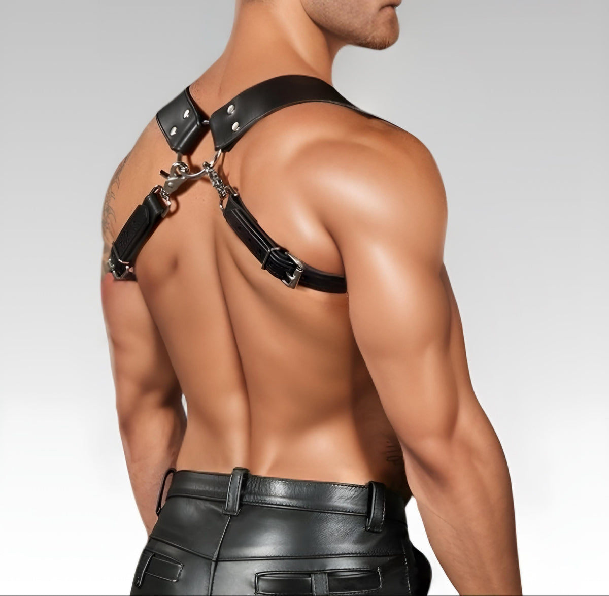 Leather Suspender Harness Combo for sale