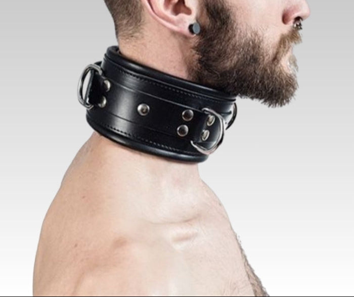Slave Leather Collar Padding for sale