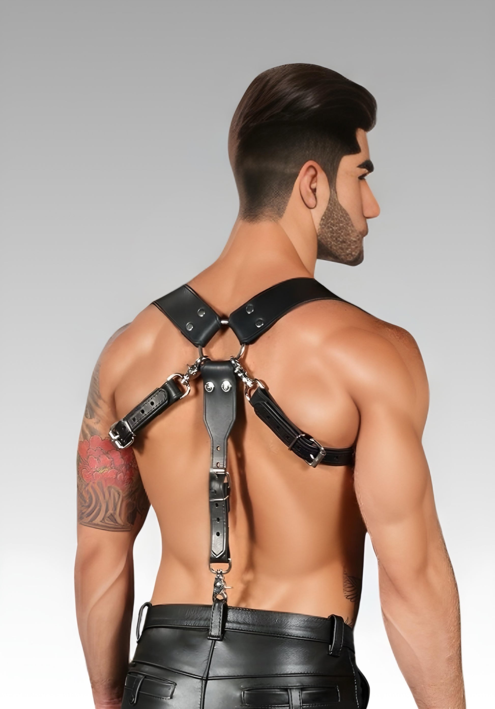 Leather Suspender Harness Combo for sale
