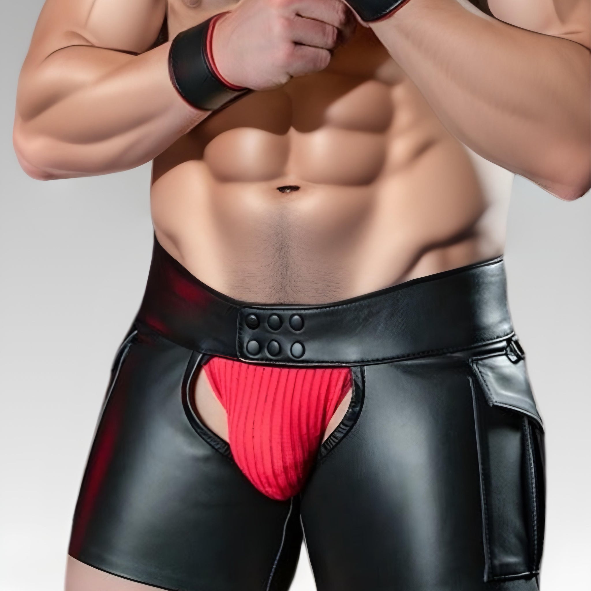 Men's Leather Chap Short for sale