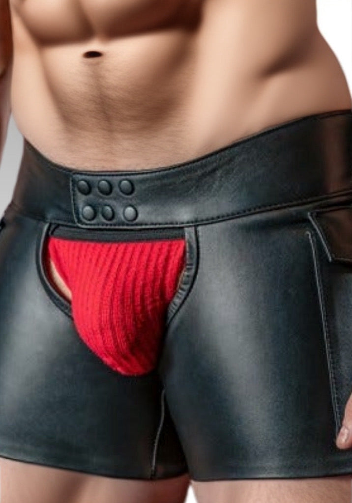 Men's Leather Chap Short for sale