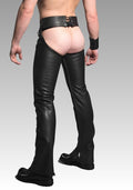 Men’s Leather Chaps 7-Snaps for sale