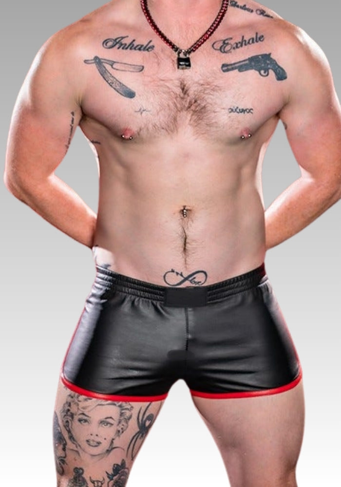 Leather Gym Shorts for sale