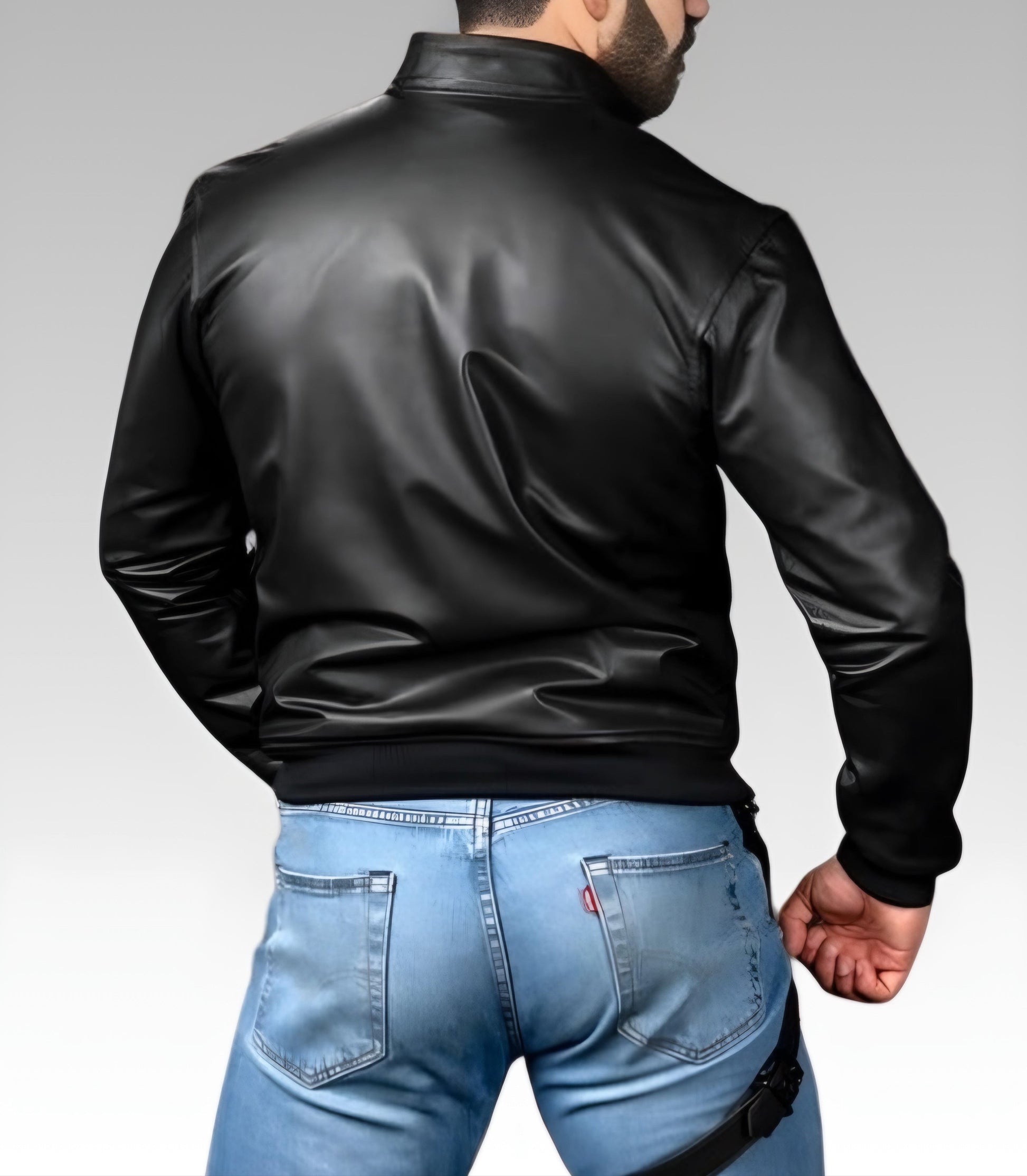 Men's Leather Sport Jacket for sale