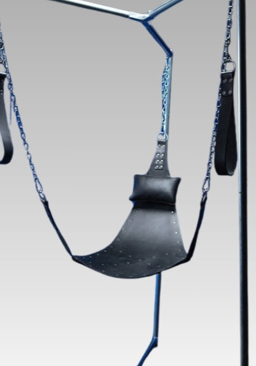 Solid Leather Tri Sex Sling for sale