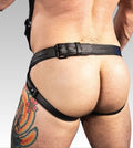 Trojan Leather Jockstrap - Black for sale