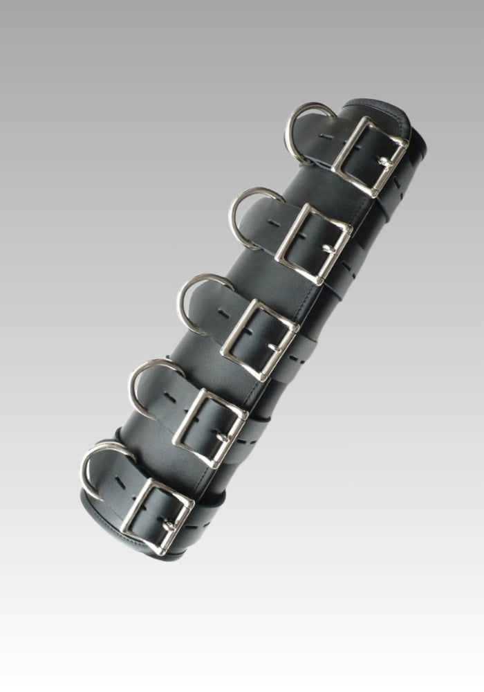 Arm Splints Locking Buckles, leather arm binder, BDSM arm restraints, BDSM leather restraints, bondage restraints for sale