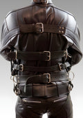 Leather Restraint Jacket Black for sale