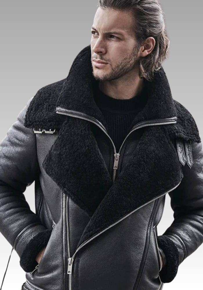 Bomia Short Fur Fashion B3 Shearling Coat