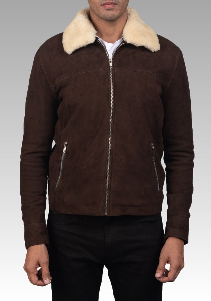 Coffner Brown Shearling Fur Jacket