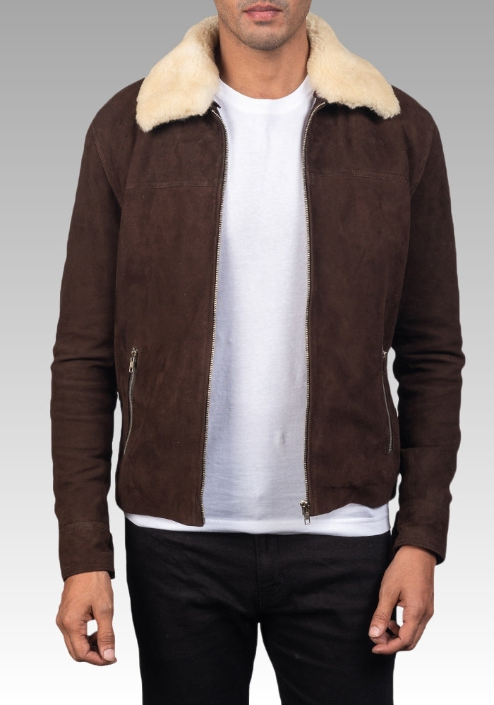 Coffner Brown Shearling Fur Jacket