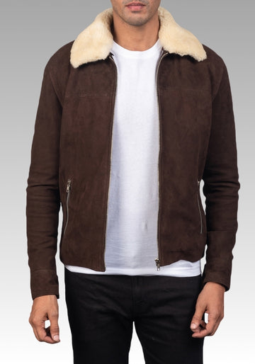 Coffner Brown Shearling Fur Jacket