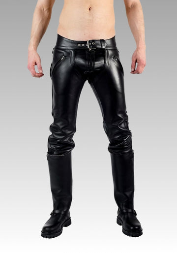 Leather Convertible Jeans for sale