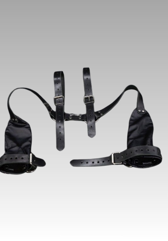 Leather&nbsp;Cross Body Bondage Harness for sale