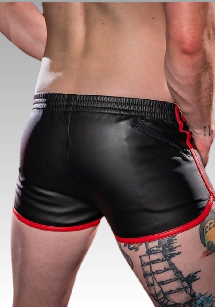 Leather Gym Shorts for sale