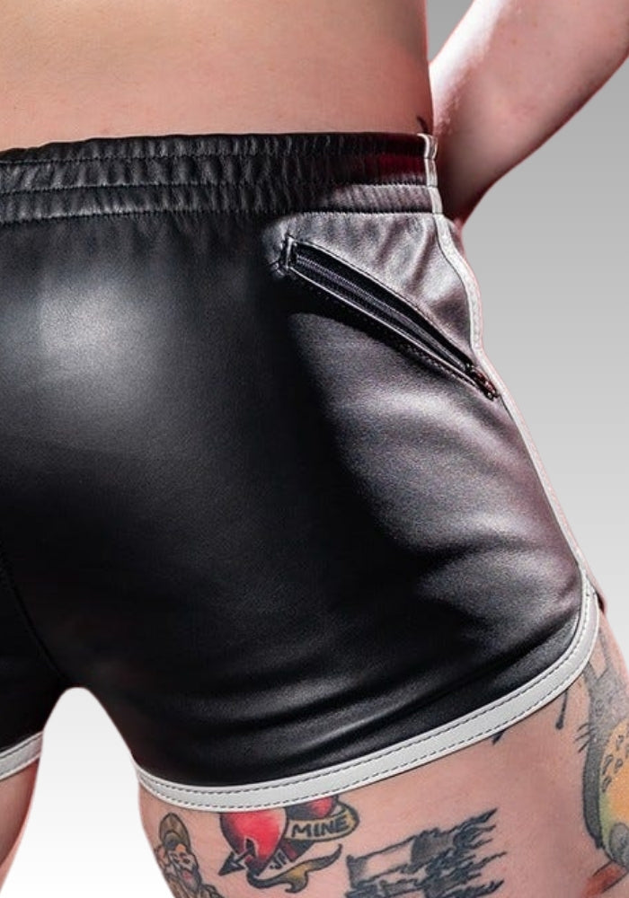 Leather Gym Shorts for sale