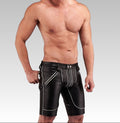 Leather Shorts Color Piping for sale
